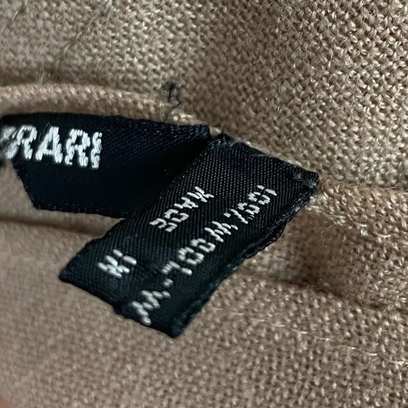 Franco Ferrari Beige Wool Scarf Italy - Picture 5 of 5